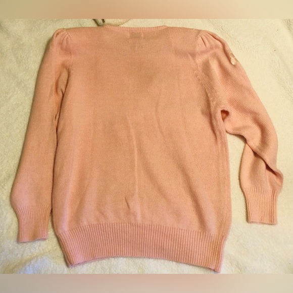 Beautiful 1960s Cervelle Leaves Grapes Motif Knit Sweater - Picture 2 of 10